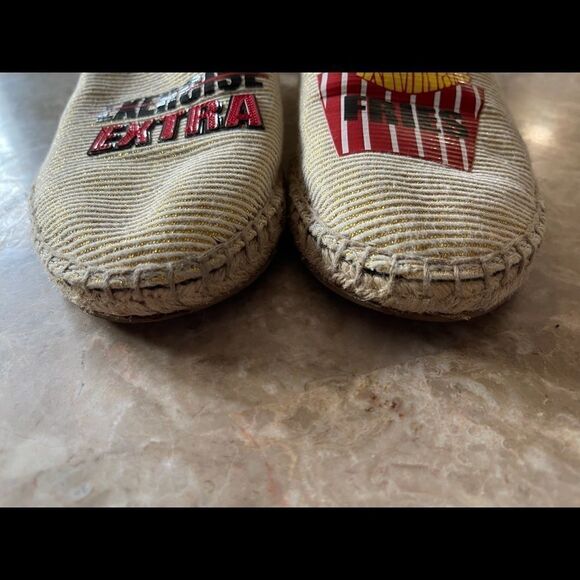 Sam Edelman CIRCUS Espadrille Extra Fries Tan Slip On Loafer Size 8 - Picture 3 of 9